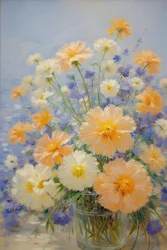 Florals 44, ca 2022 (olja på duk)