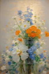 Florals 47, ca 2022 (olja på duk)