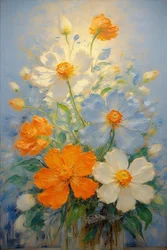 Florals 48, ca 2022 (olja på duk)