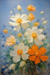 Florals 49, ca 2022 (olja på duk)