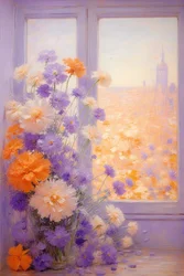 Florals 53, ca 2022 (olja på duk)