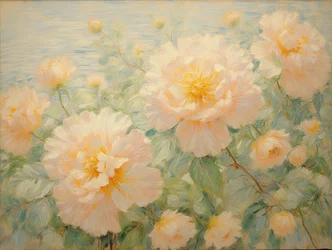 Florals 55, ca 2022 (olja på duk)