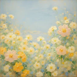 Florals 57, ca 2022 (olja på duk)
