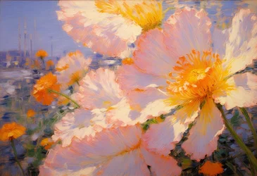 Florals 65, ca 2022 (olja på duk)