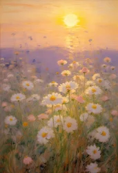 Florals 87, ca 2023 (olja på duk)