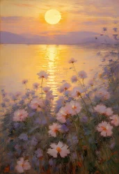 Florals 90, ca 2023 (olja på duk)