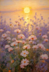 Florals 91, ca 2023 (olja på duk)