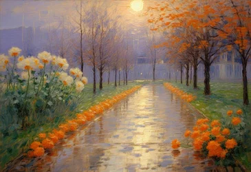 Florals 93, ca 2023 (olja på duk)