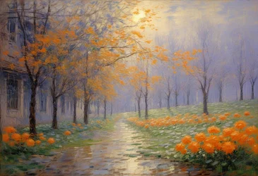 Florals 96, ca 2024 (olja på duk)