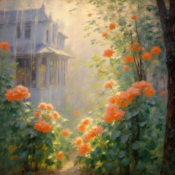 Florals 97, ca 2024 (olja på duk)