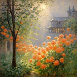 Florals 98, ca 2024 (olja på duk)