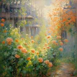 Florals 99, ca 2024 (olja på duk)