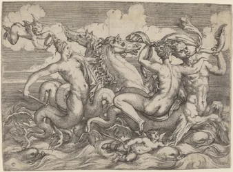 Sirener, Naiads och Tritons