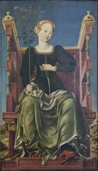 The Muse Erato, ca 1455.