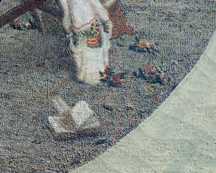 Advances, av Angelo Morbelli, detalj