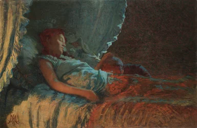 Alba Serena moderskap, 1889-1890.