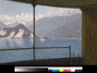 Båt på Lago Maggiore, 1915