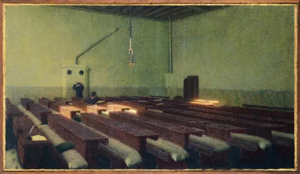 Jul på Pio Albergo Trivulzio av Angelo Morbelli (1854-1919)
