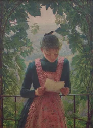 Det första brevet, 1890.