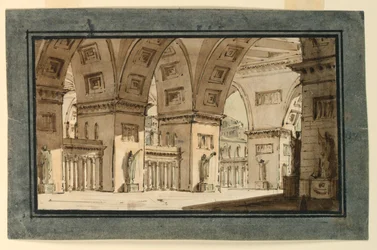 Scendesign, interiör av Palace
