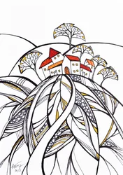 Den fantasifulla byn Whimsical Hill