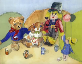 Granny Tuffys Toys (wc på papper)