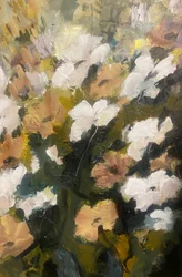 Måleriska trädgårdsblommor