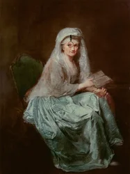 Självporträtt med monokel, 1777