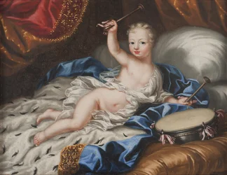 Le roi Karl XII (Carl de Suede), enfant - Porträtt av kung Karl XII av Sverige (1682-1718) som barn, av Ehrenstrahl, Anna Maria (1666-1729). Olja på duk