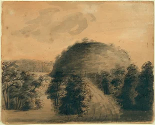 Ritning av Big Mound av Anna Maria Von Phul