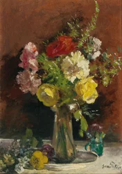 Blomsterbit i vas