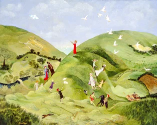 Planerad picknick, 2004 (akryl)