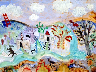 Show off-skisser, 2003 (akryl)