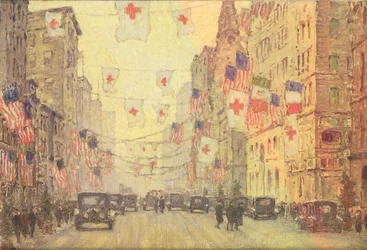 Fifth Avenue i vapenstilleståndsvintern