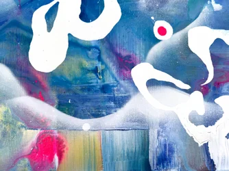 Livfull, flytande abstrakt