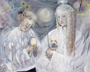 Gemini, 2006 (olja på belgiskt linne)