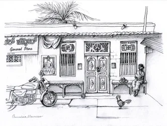 General store, 2019 (grafitpenna)