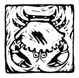 Horoskop (Cancer), 2017 (linnetryck)
