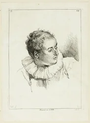 Människohuvud (vridet åt vänster)