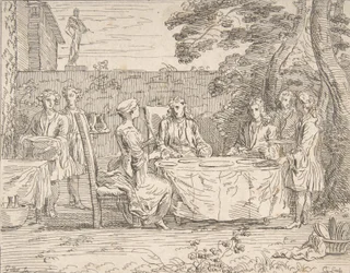 Distinguished Meal, ca.1725-1765.