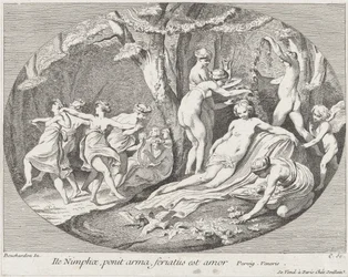 Gå Nymfer, som lägger ner sina vapen, Kärleken vilar!, 1730-60.