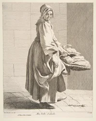 Salladsförsäljare, 1742.