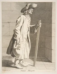Gammal murare, 1737.