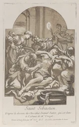 Sankt Sebastians martyrskap, ca. 1729.