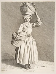 Ung mjölkjungfru, 1737.