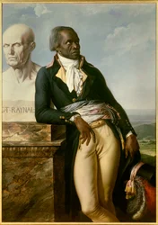 Franska revolutionen: Porträtt av Jean Baptiste Belley, Santo Domingos deputerade vid konventet (1747-1805). Målning av Anne Louis Girodet de Roucy-Trioson