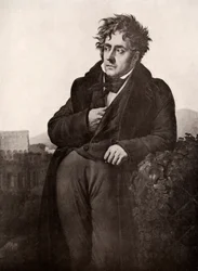 Francois-Rene, vicomte de Chateaubriand, fransk författare och diplomat, tidigt 1800-tal.