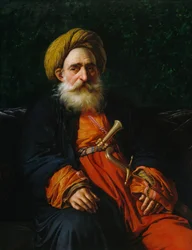 Porträtt av Katchef Dahouth, Christian Mameluke, 1804.