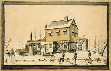 Angelica, vintern 1814 (akvarell och grafit på papper)