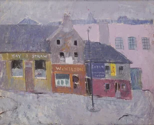Causewayside, Edinburgh, ca 1950 (olja på duk)